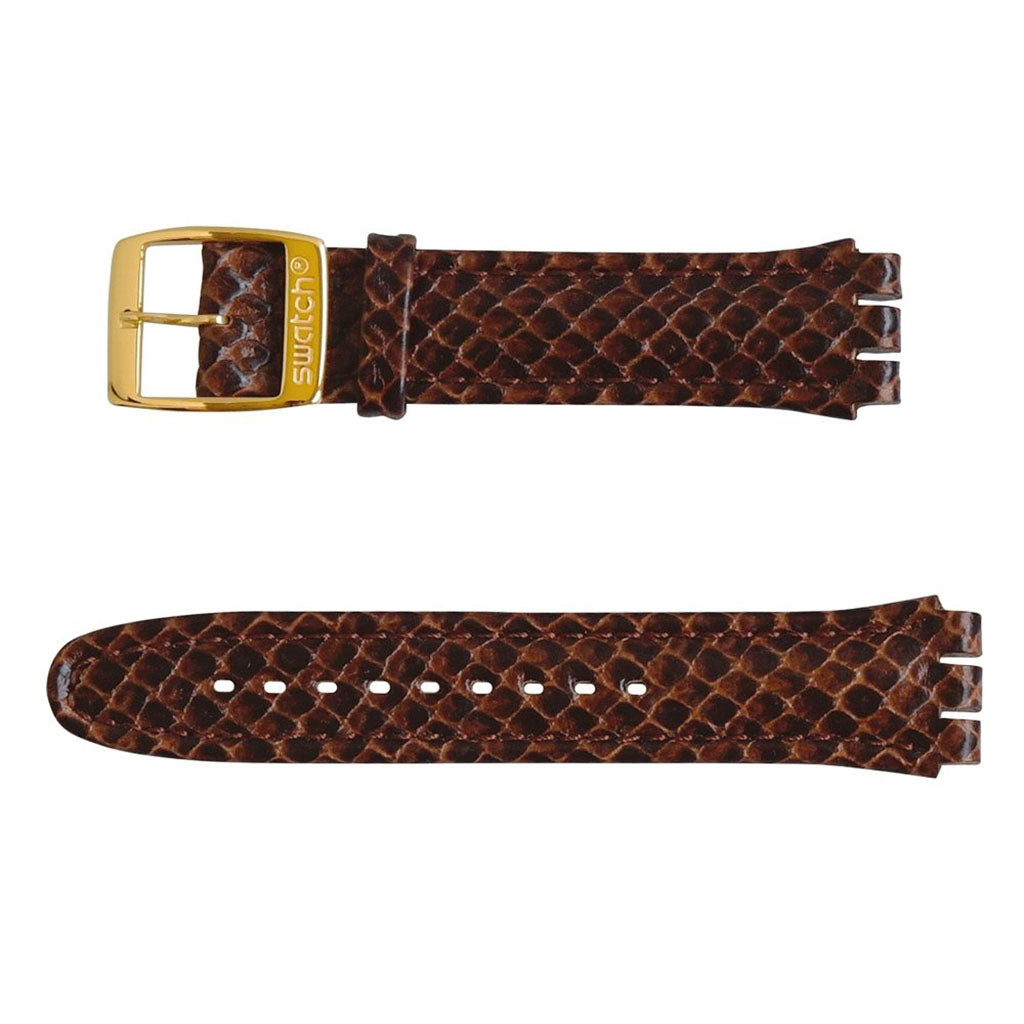 Swatch Ersatzband Snaky Leather Brown AYCG001