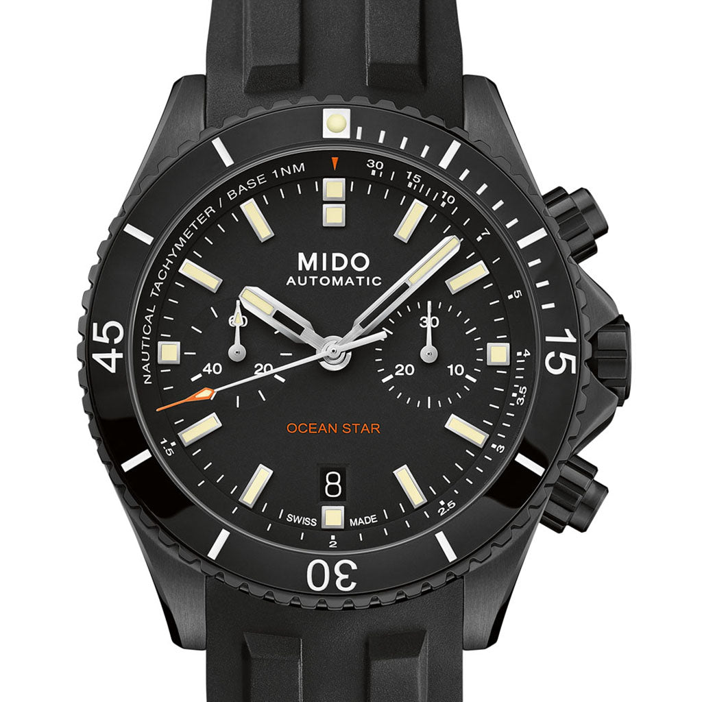 Mido Ocean Star Chronograph Black Rubber M026.627.37.051.00