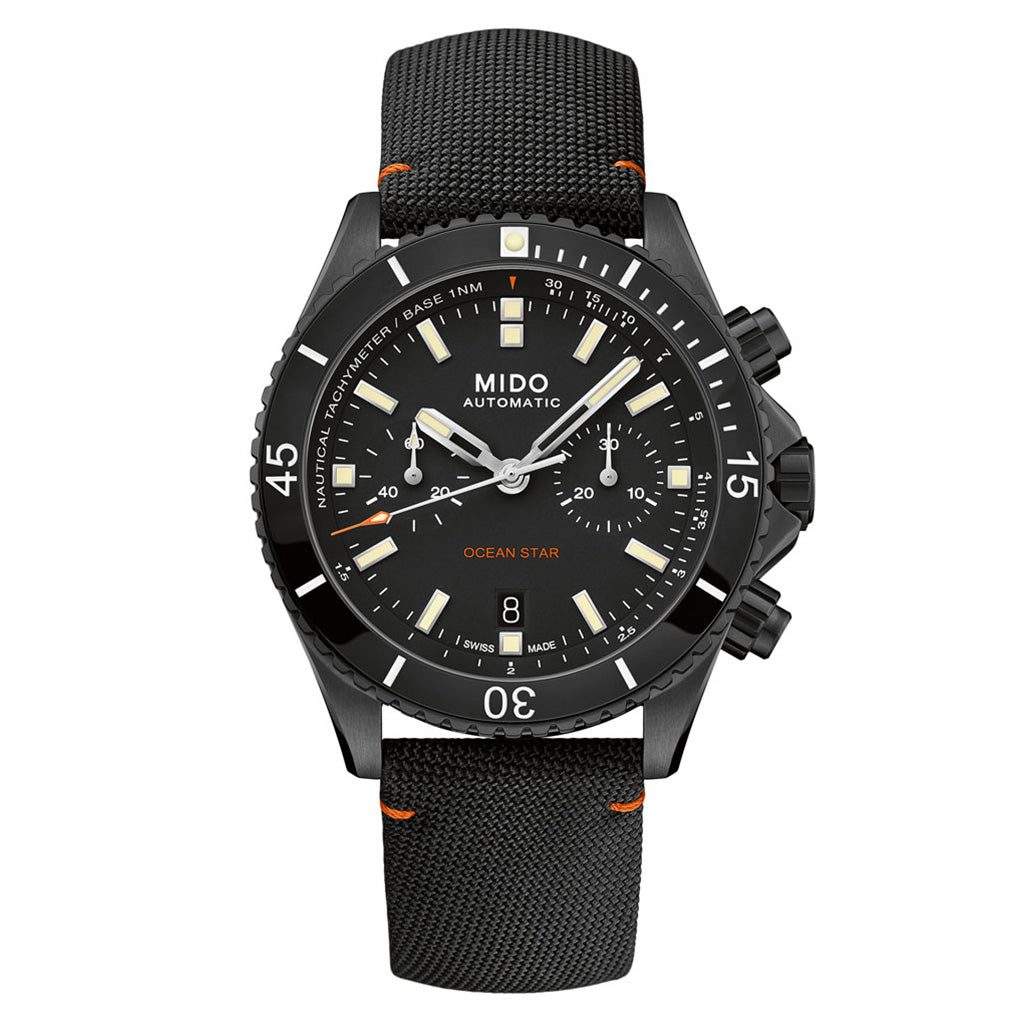 Ocean Star Chronograph 44 mm Black Rubber