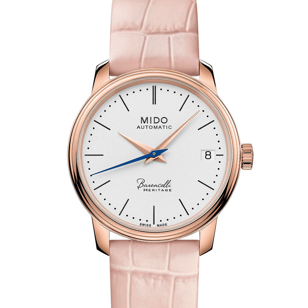 Mido Baroncelli Heritage Lady Rosé M027.207.36.010.00