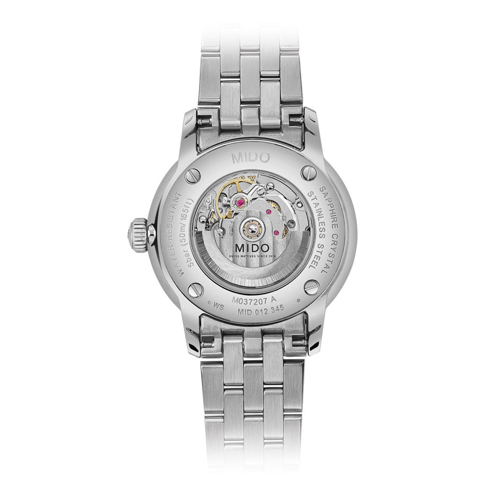 Baroncelli II Signature 30 mm Diamonds Silver
