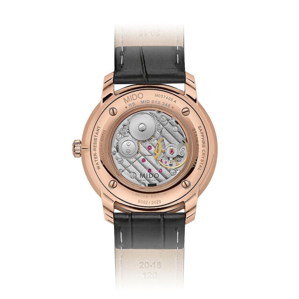 Baroncelli Mechanisch Handaufzug 39 mm Limited Edition Black