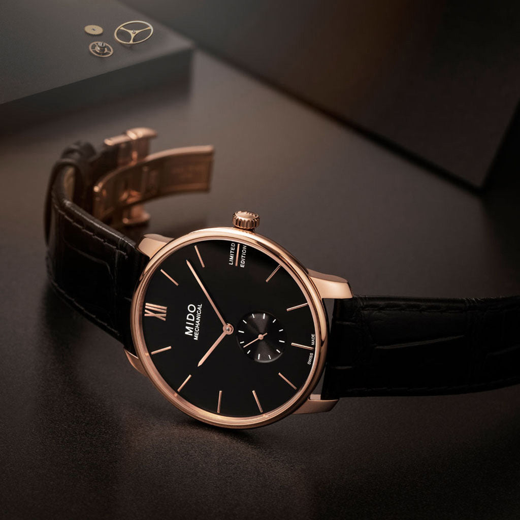 Baroncelli Mechanisch Handaufzug 39 mm Limited Edition Black