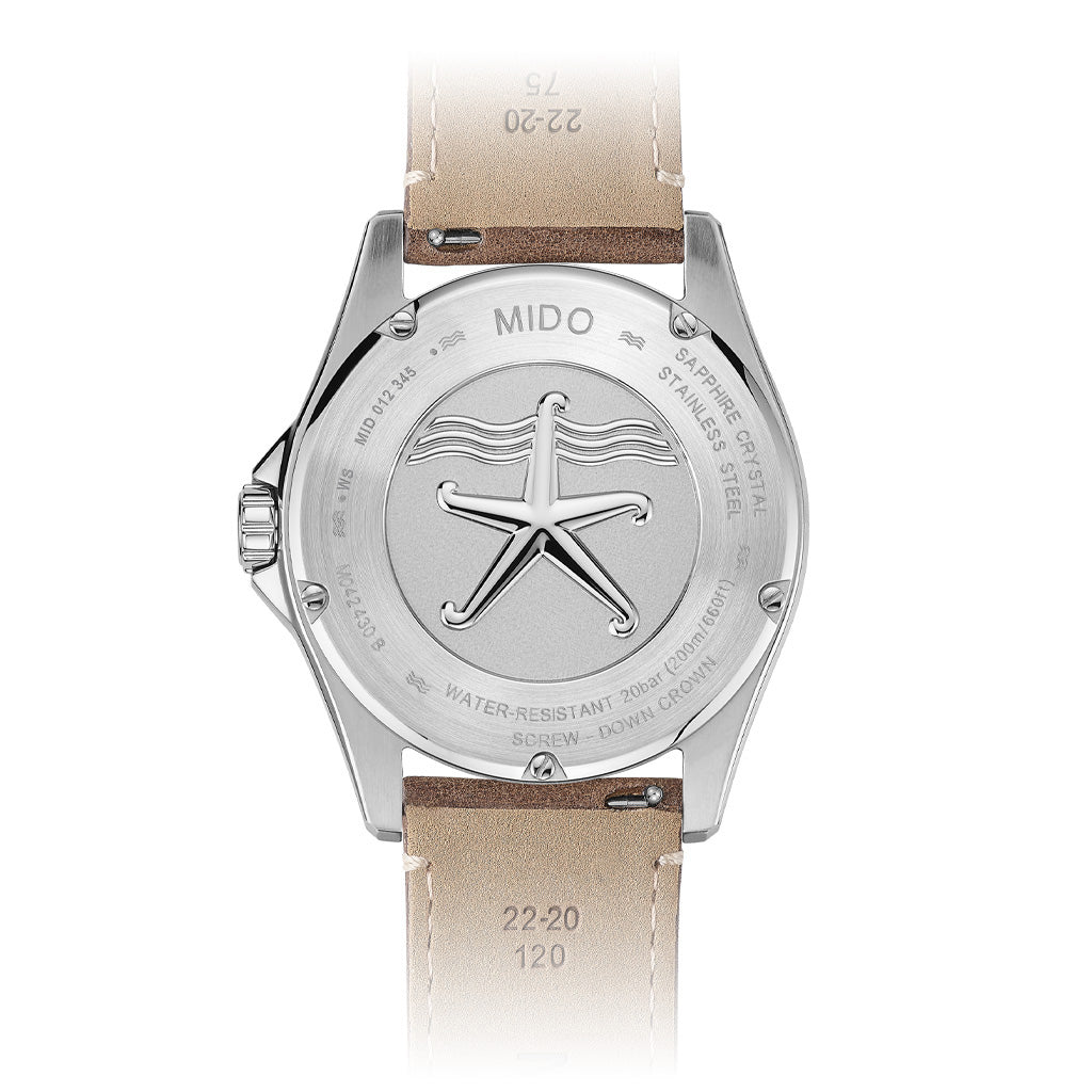 Ocean Star 200C 42,5 mm Black Leather Brown