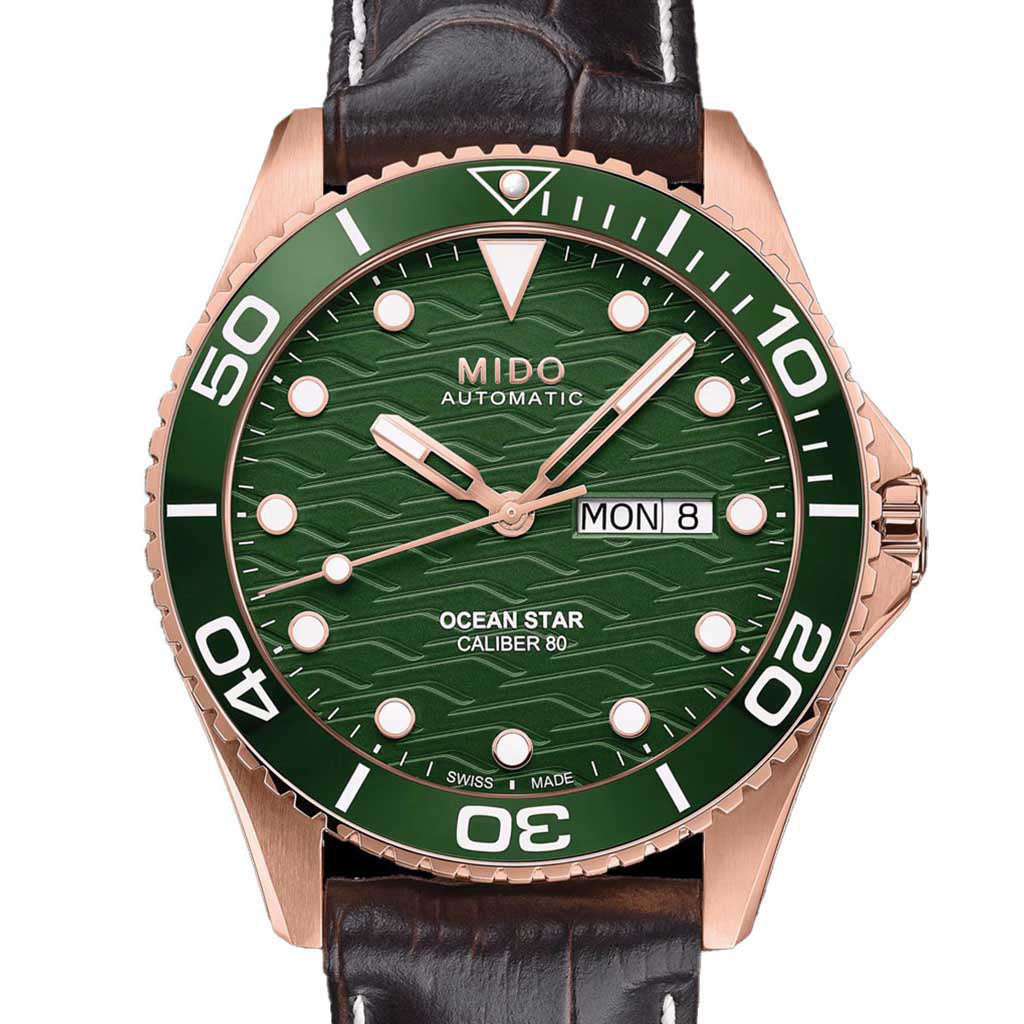 Mido Ocean Star 200 C Rosegold Green M0424303609100