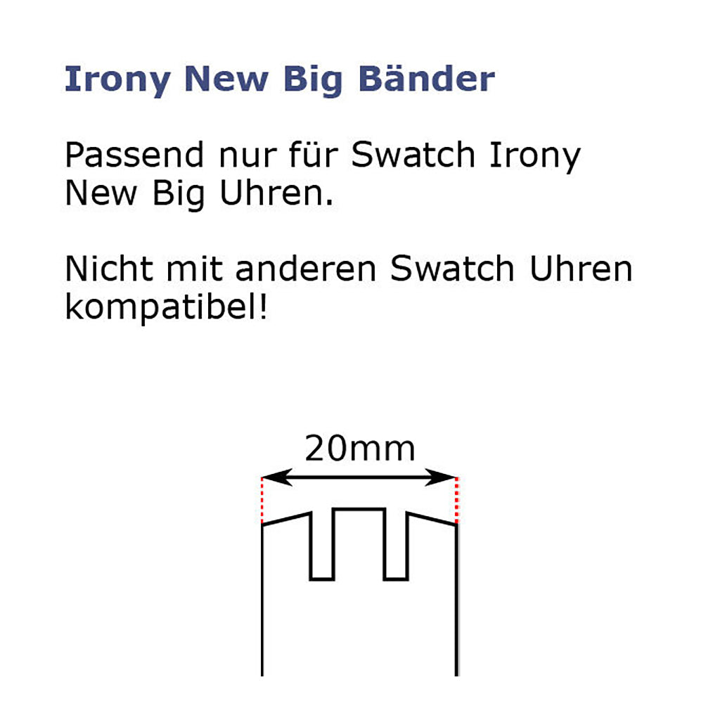 Swatch Ersatzband In A Grayish Mode AYTS403G