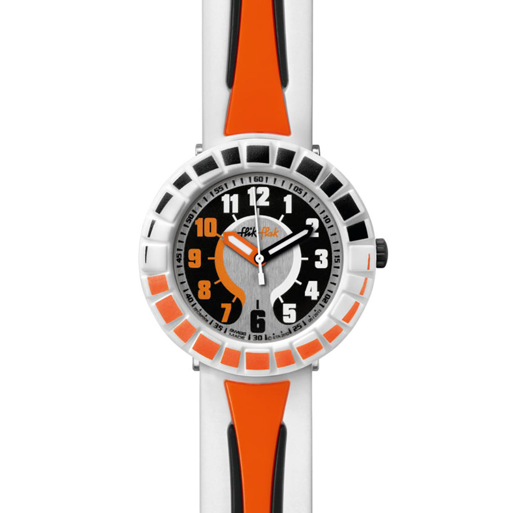 Swatch Flik Flak ALL AROUND ORANGE & BLACK ZFCSP008