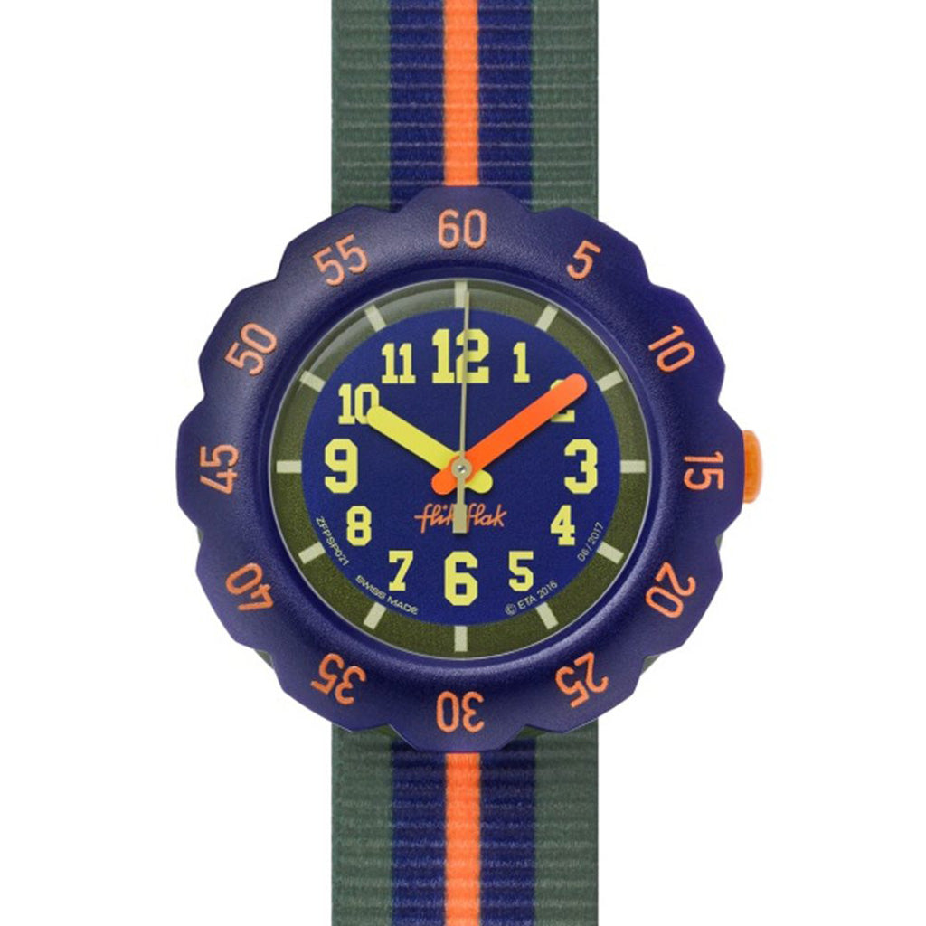 Flik Flak Kinderuhr Orange Line FPSP021