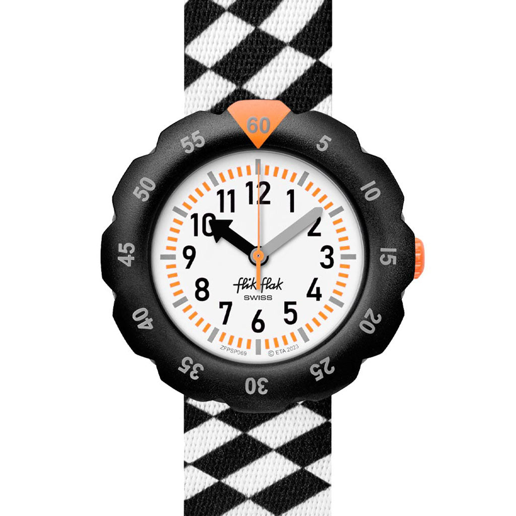 Swatch Flik Flak Kinderuhr RACE FLAG ZFPSP069