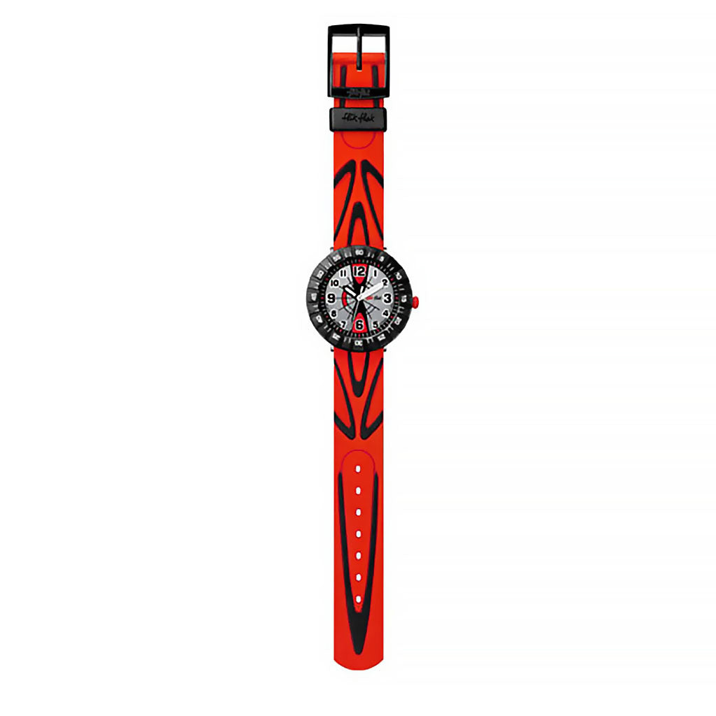 SHAPED BLACK & RED