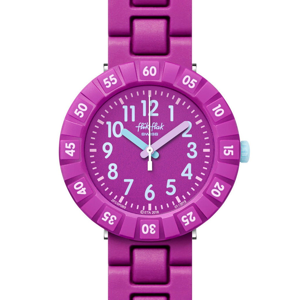 Flik Flak Kinderuhr Solo Purple FCSP089