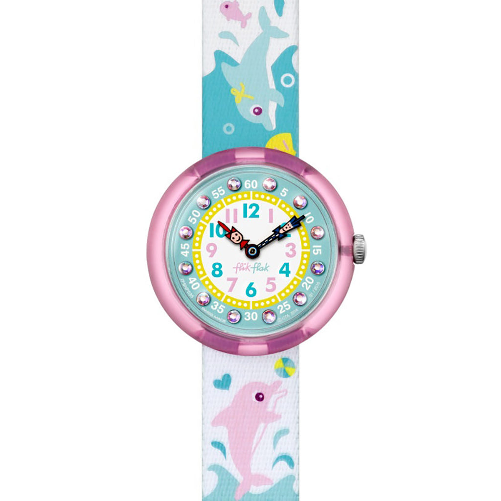 Swatch Flik Flak SPLASHY DOLPHINS FBNP035