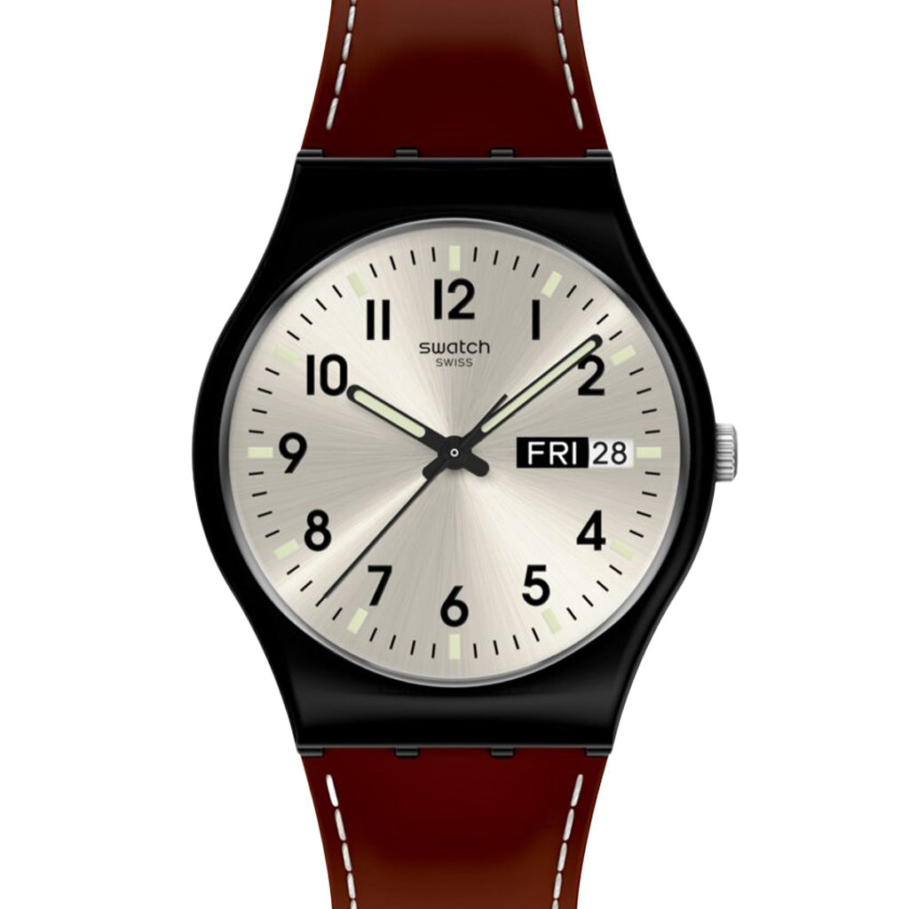 Swatch Gent Shadow Stitch SO28B710