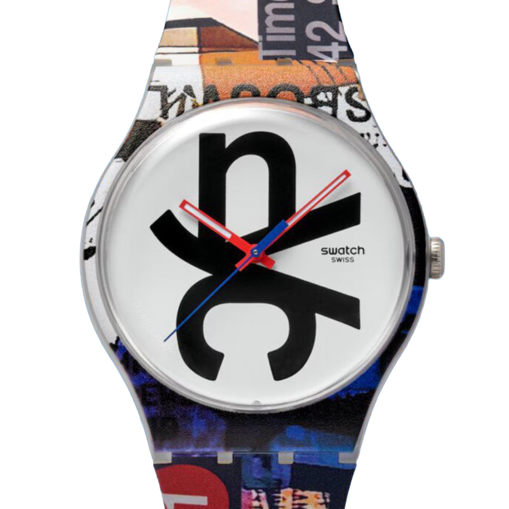 Swatch New Gent CARSON TIME Destination New York 2026 SUOZ370