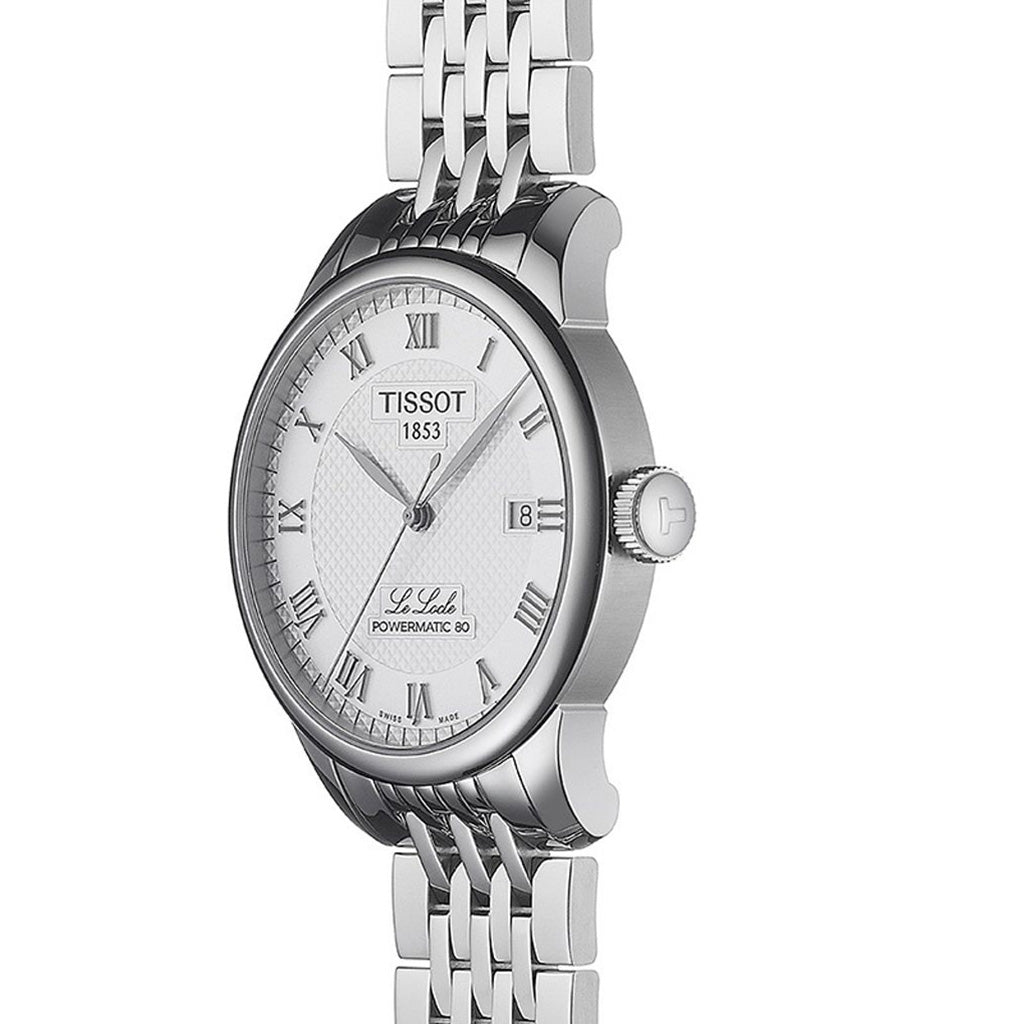 Le Locle 39MM Powermatic 80 Silver Metal