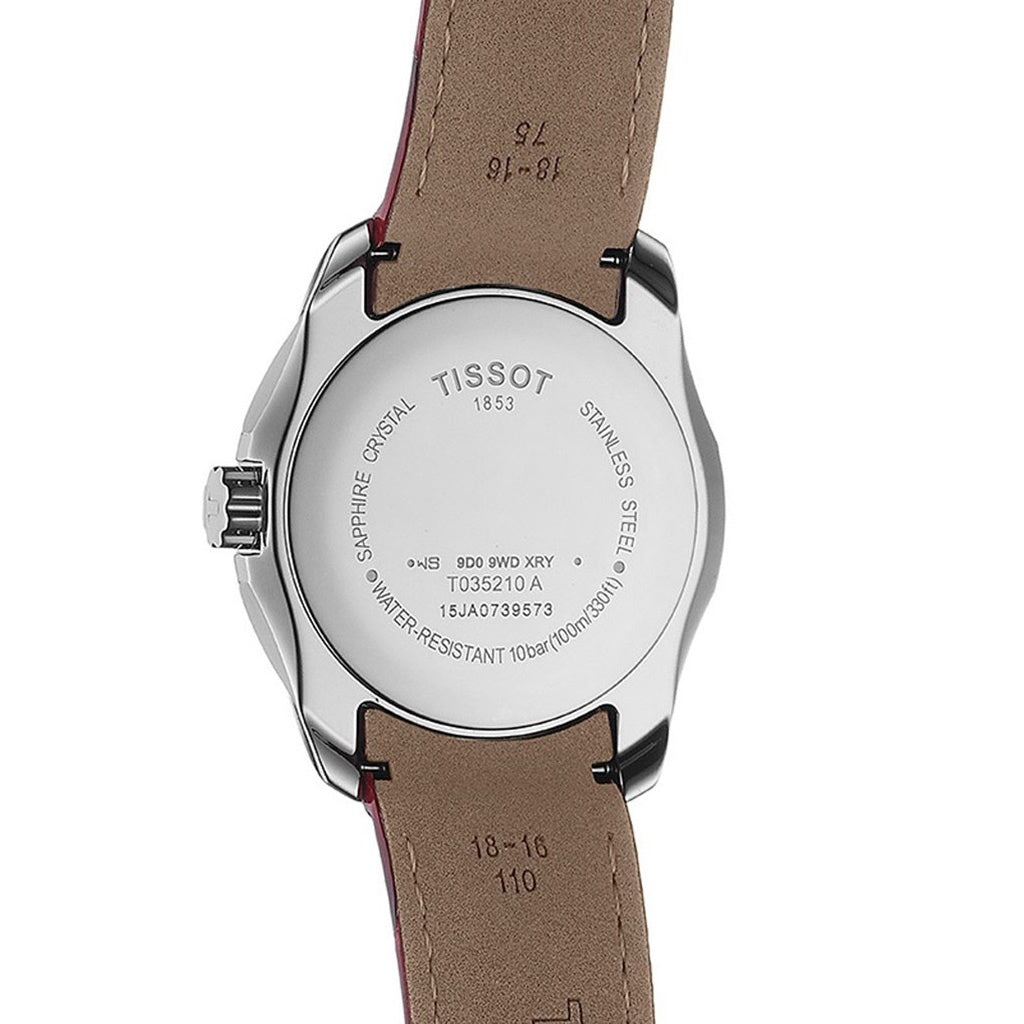 Couturier Lady 32MM White Leather Red