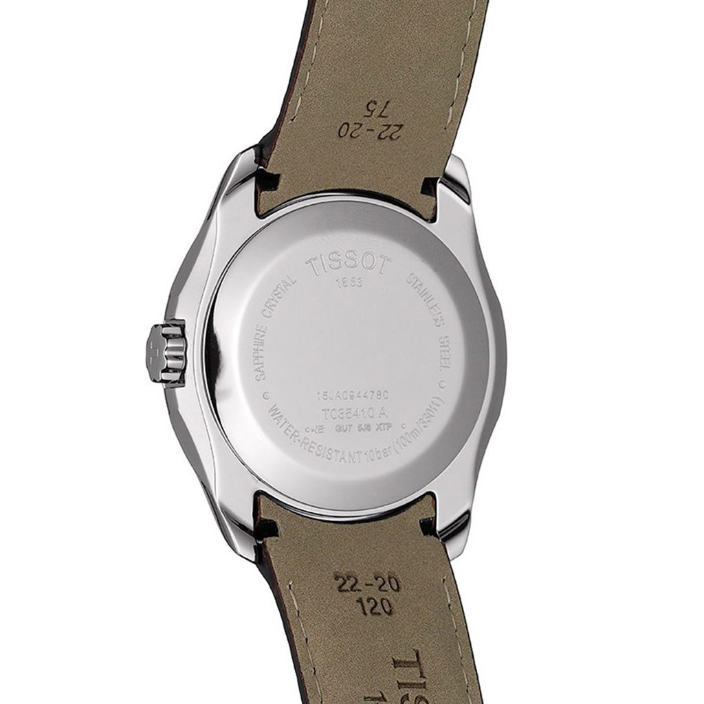 Couturier Gent 39MM Silver Leather Brown (Auslaufmodell)
