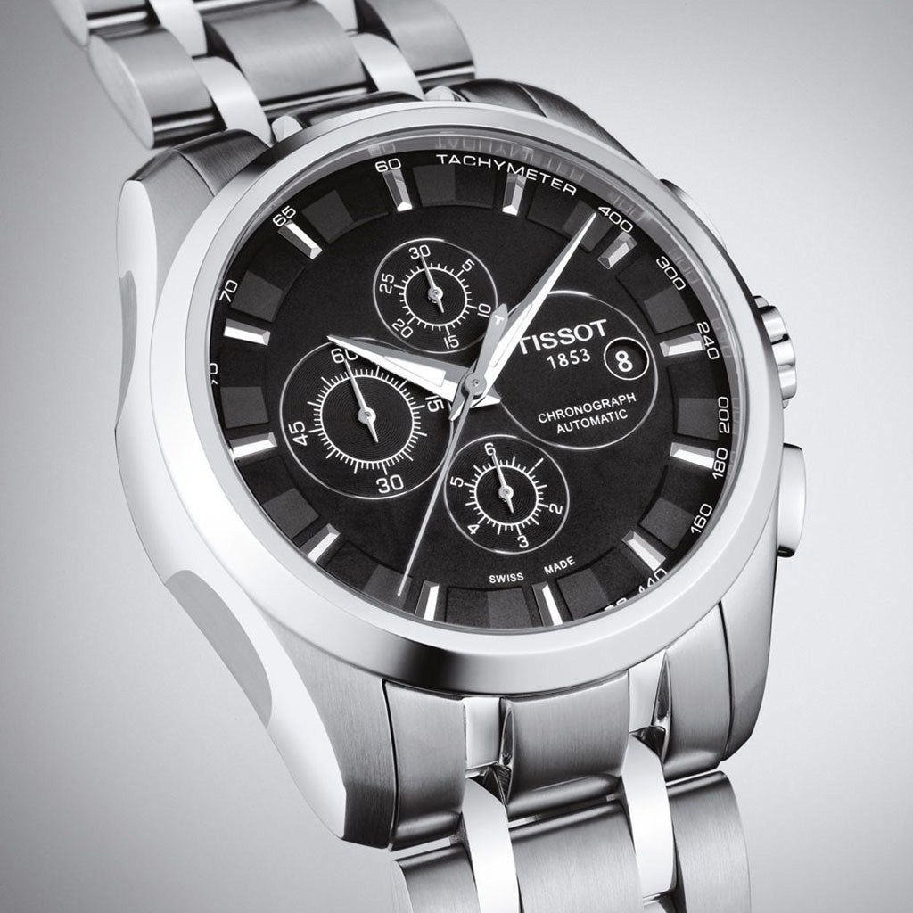 Couturier Chrono 43MM Automatic Black Metal (Auslaufmodell)