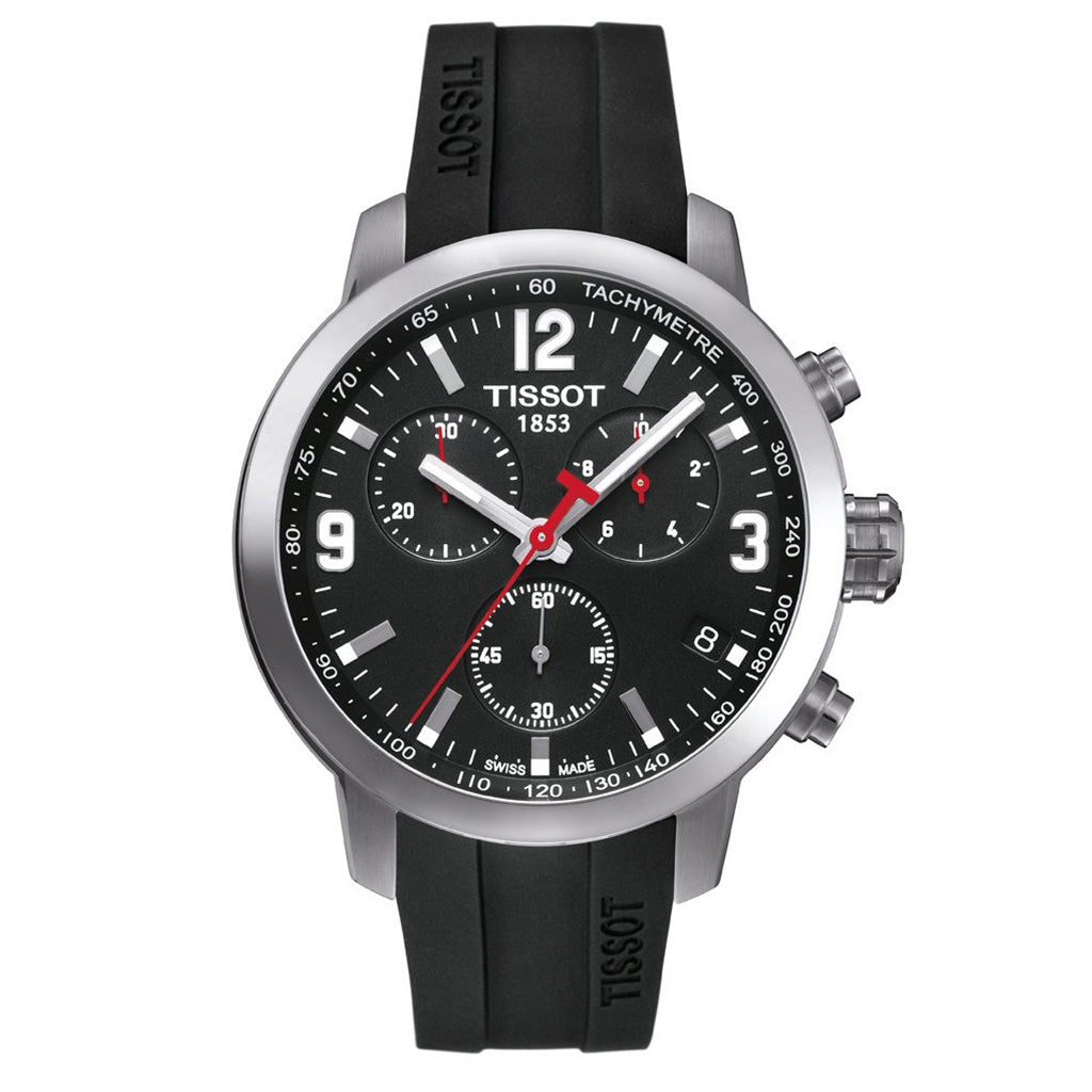 PRC 200 42MM Chrono Black Rubber Black