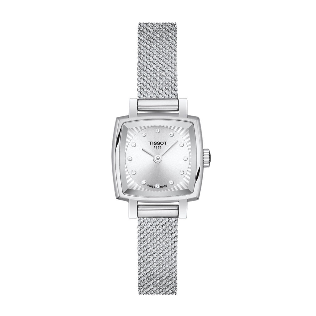 Lovely 20MM Square Silver Milanaise