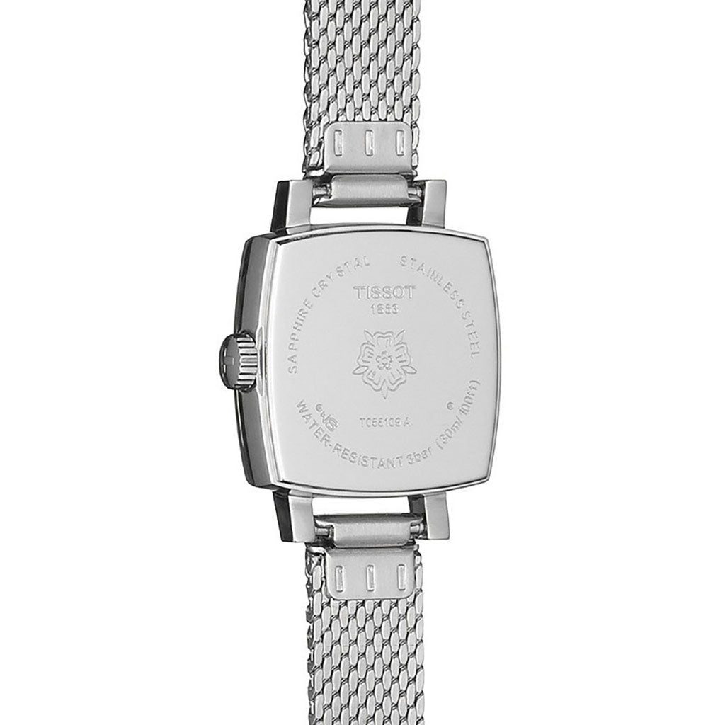 Lovely 20MM Square Silver Milanaise