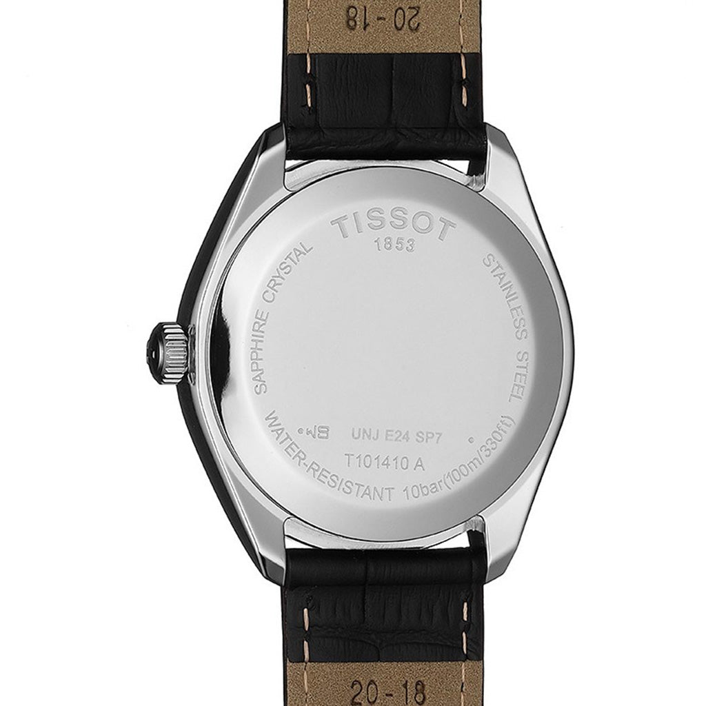 PR 100 39MM White Leather Black
