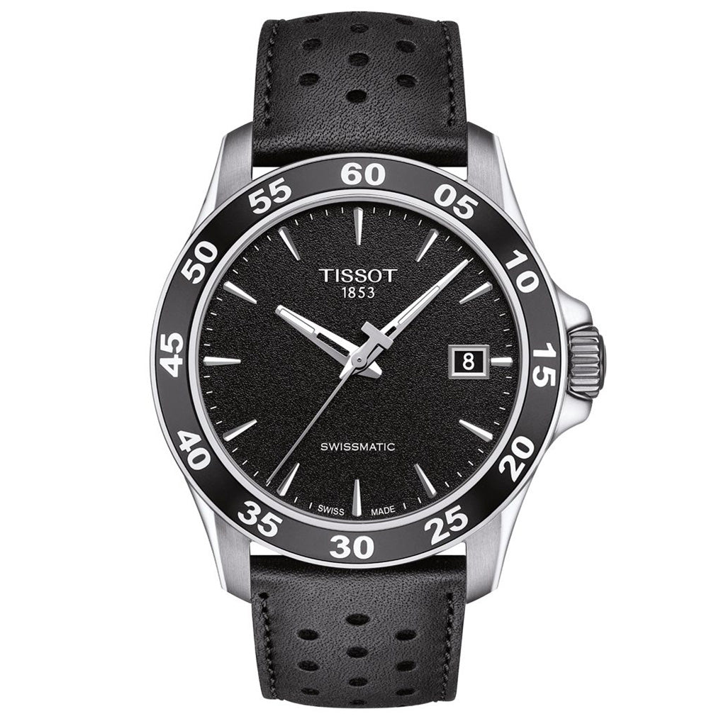 V8 Swissmatic Black Leather Black