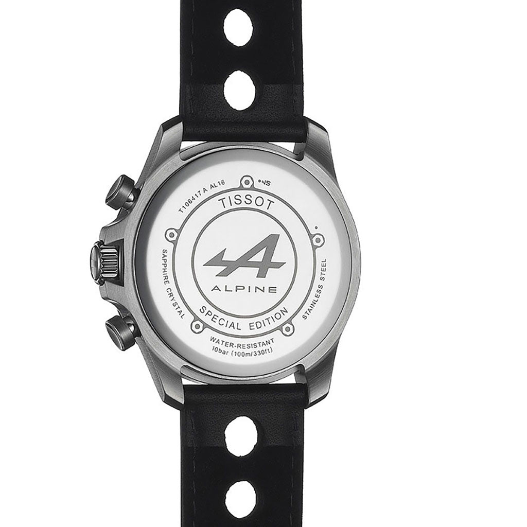 V8 Alpine Chronograph Black/Blue Leather Black