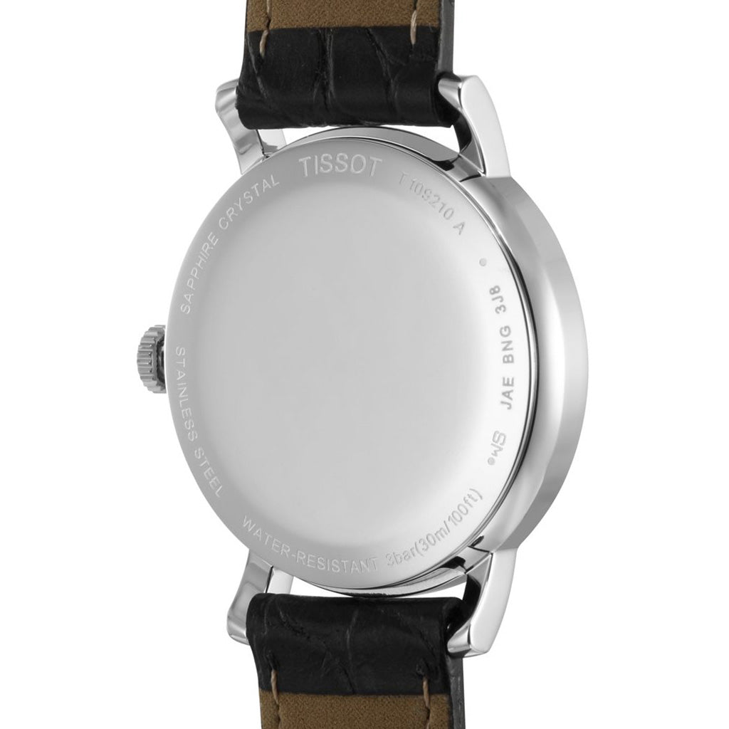 Everytime Small 30MM Silver Leather Black
