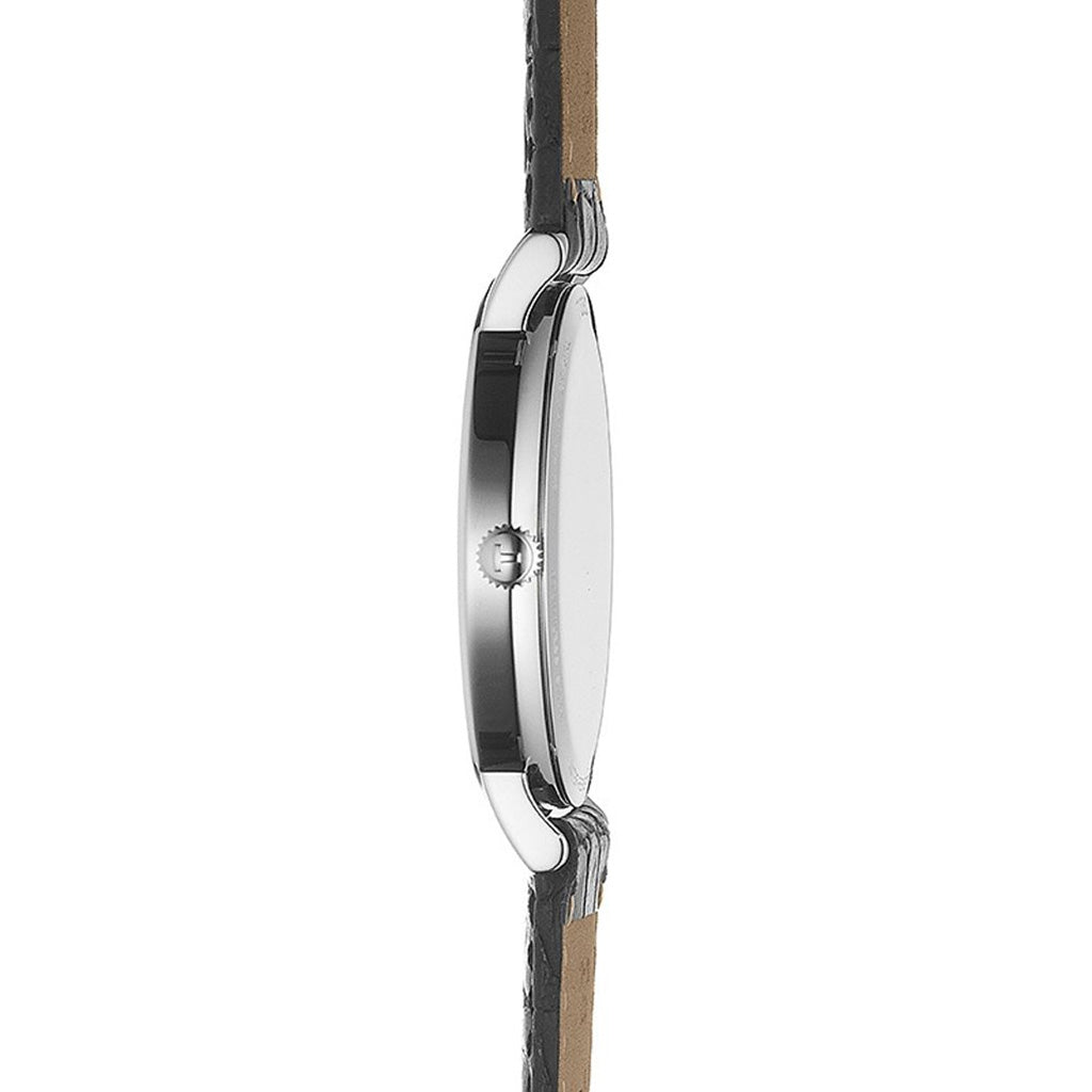 Everytime Medium 38MM Black Leather Black
