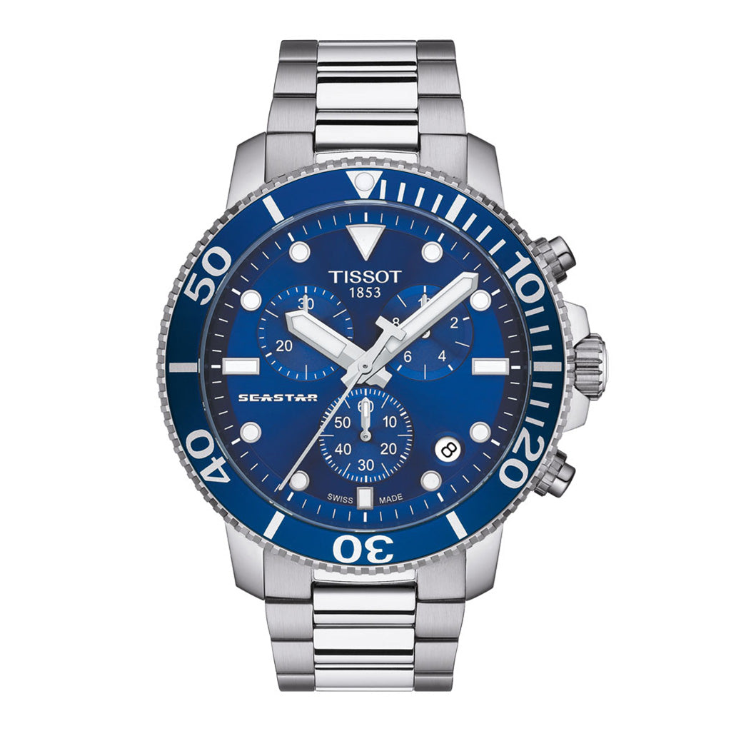 Seastar 1000 45MM Chrono Blue Metal