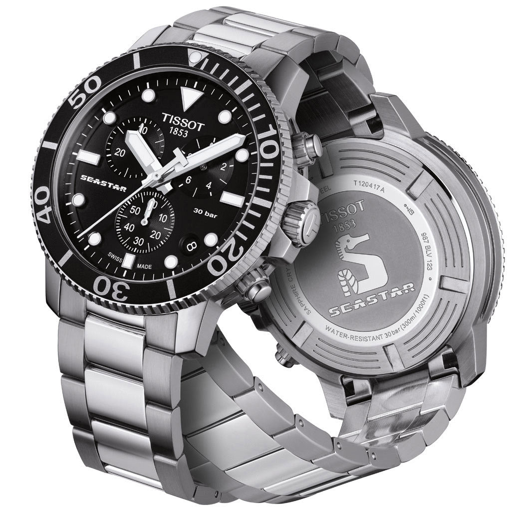 Seastar 1000 45MM Chrono Black Steel
