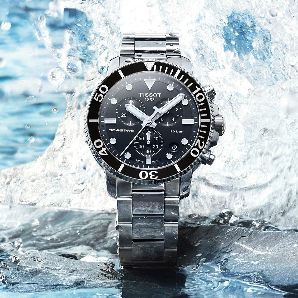 Seastar 1000 45MM Chrono Black Steel