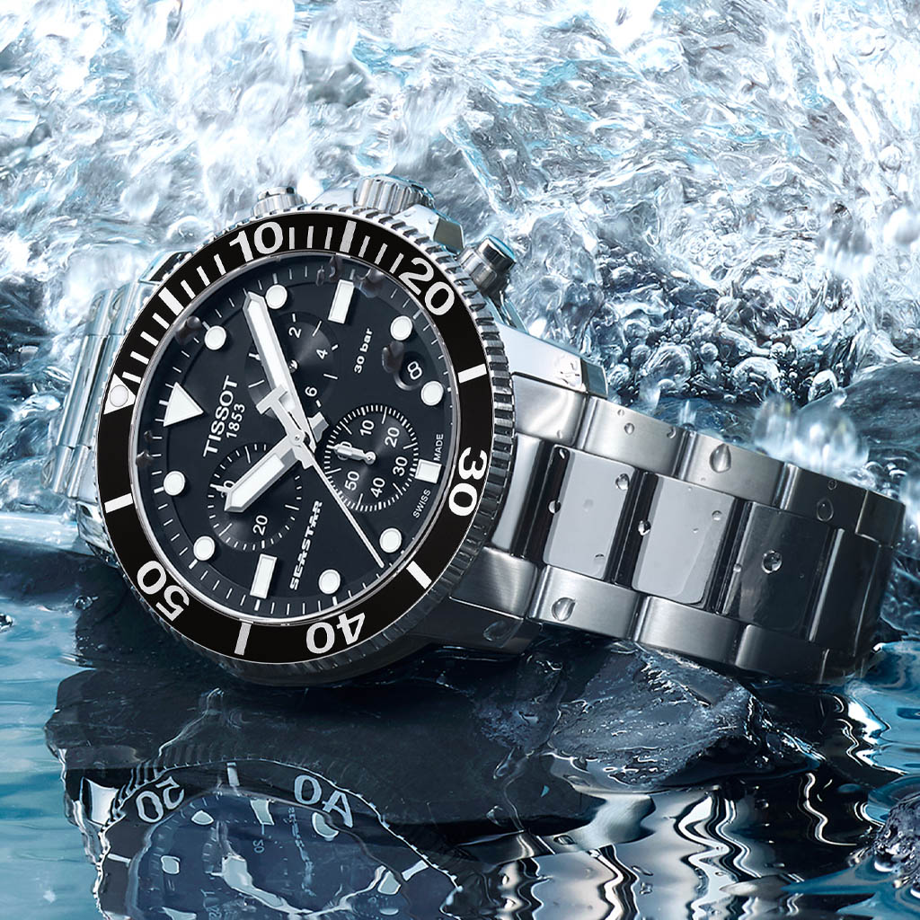 Seastar 1000 45MM Chrono Black Steel
