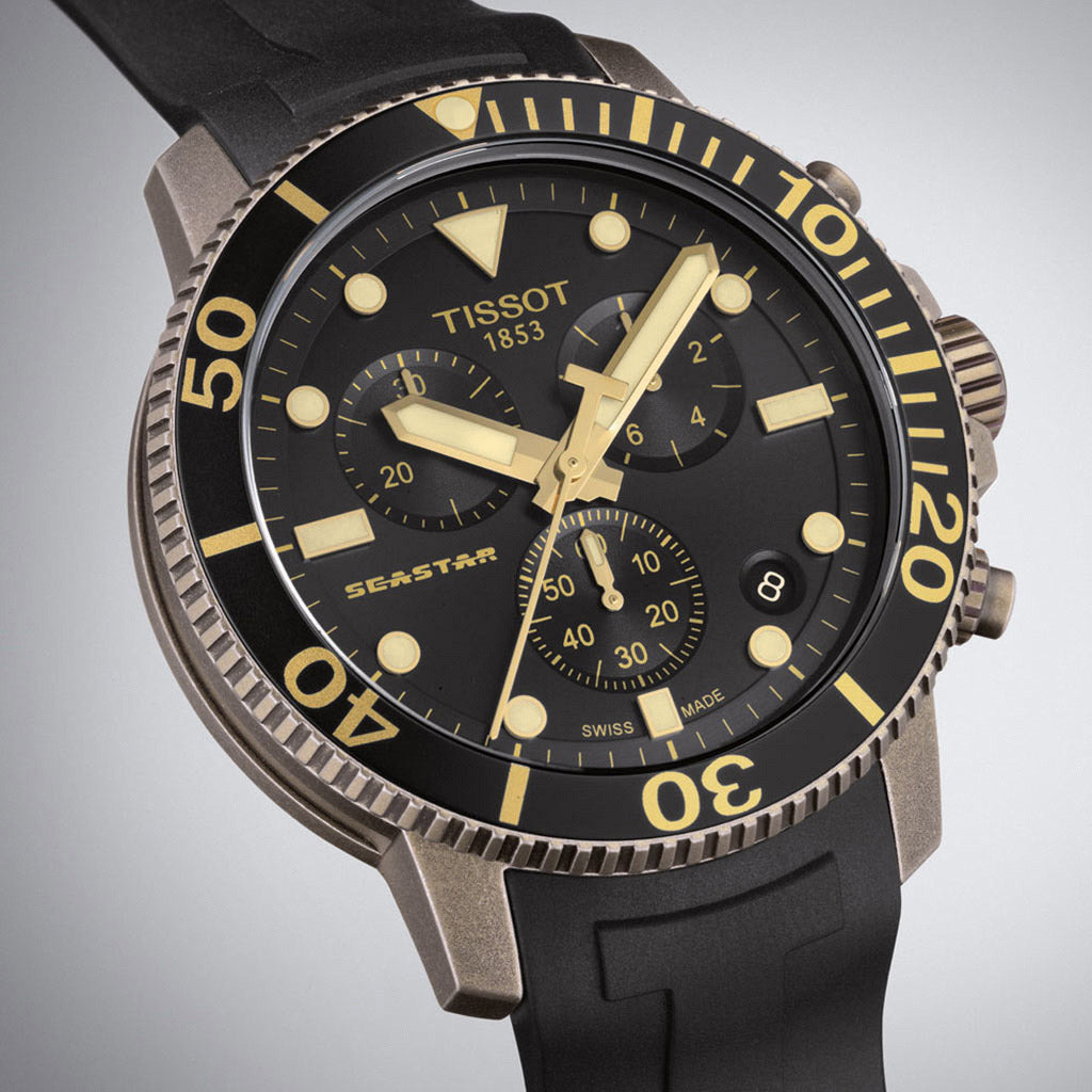 Seastar 1000 45MM Chrono Black Bronze