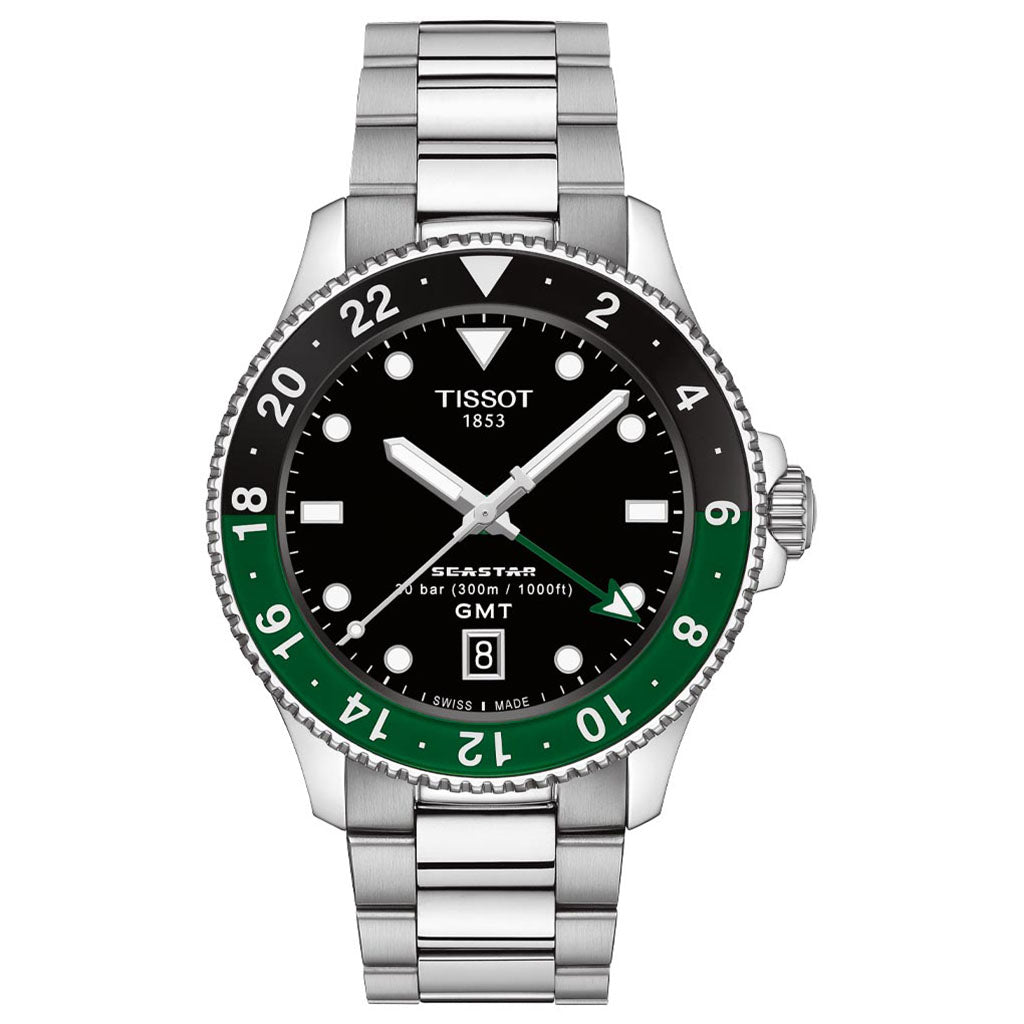 Seastar 1000 GMT 40MM Black/Green