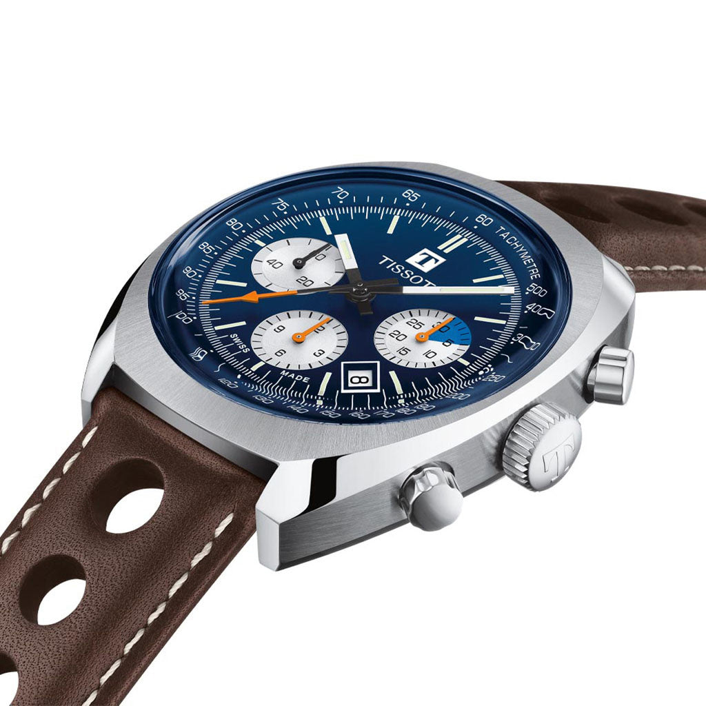 Heritage 1973 Chronograph Silver Blue