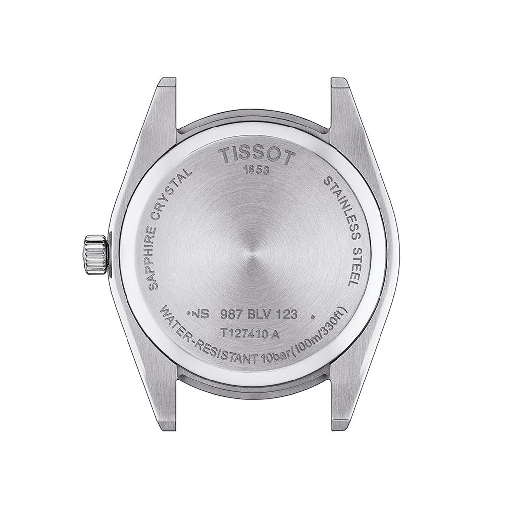 Gentleman 40MM Silver Leather Brown (Ausstellungsstück)