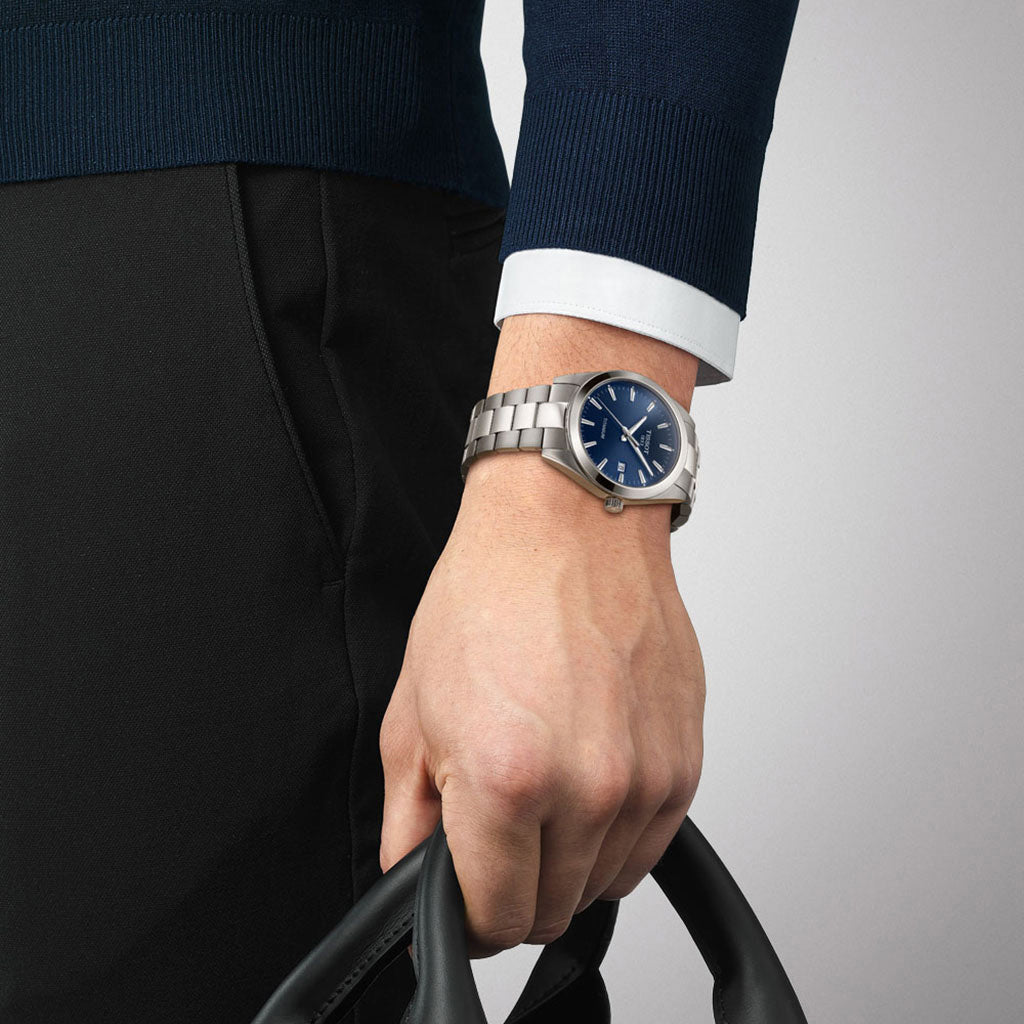 Gentleman 40MM Blue Titanium