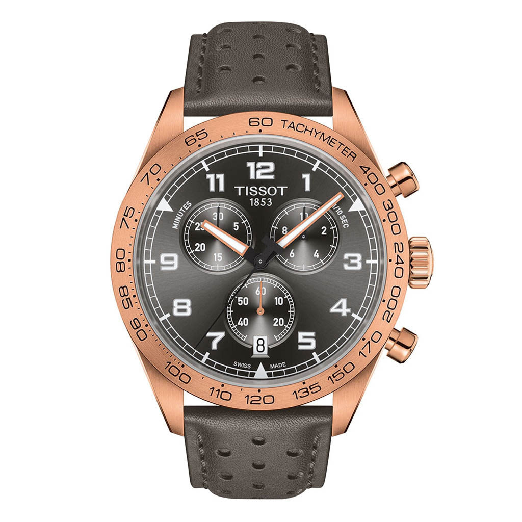PRS 516 45MM Chrono Grey Leather Grey