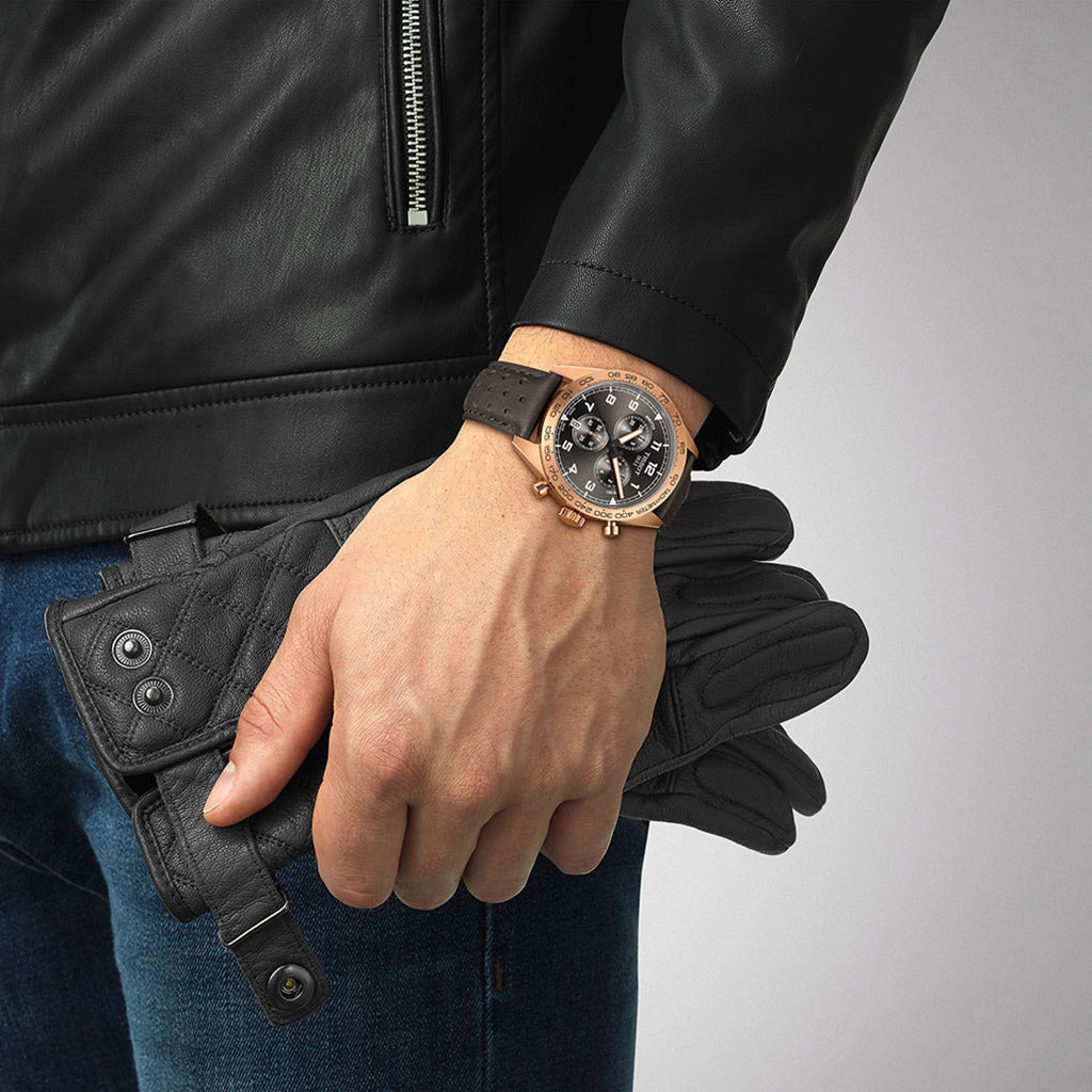 PRS 516 45MM Chrono Grey Leather Grey