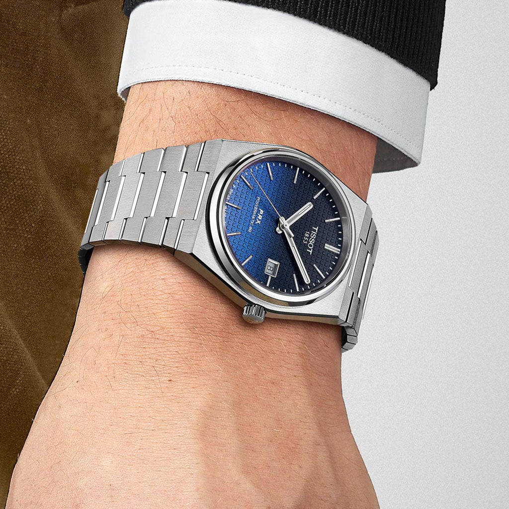 PRX 40MM Powermatic 80 Gradient Black-Blue Stainless Steel
