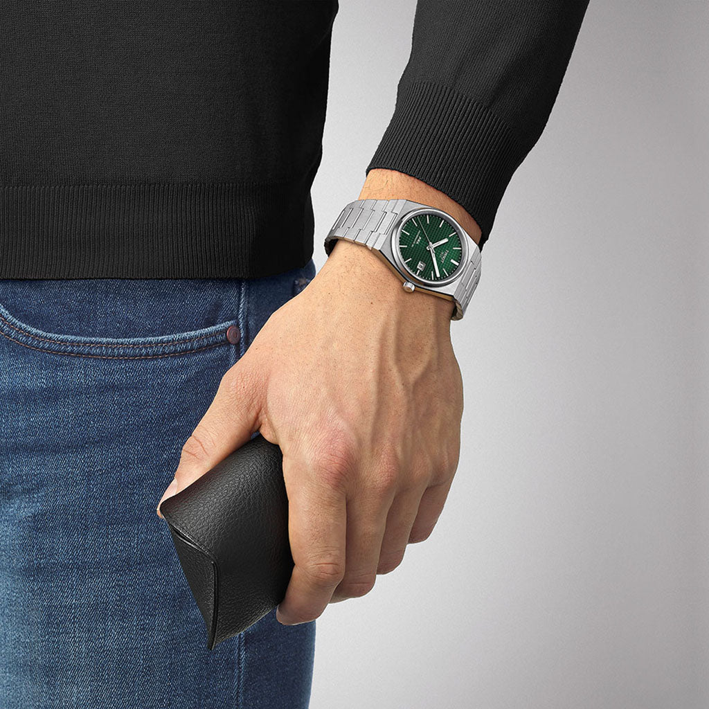 PRX 40MM Powermatic 80 Green Stainless Steel