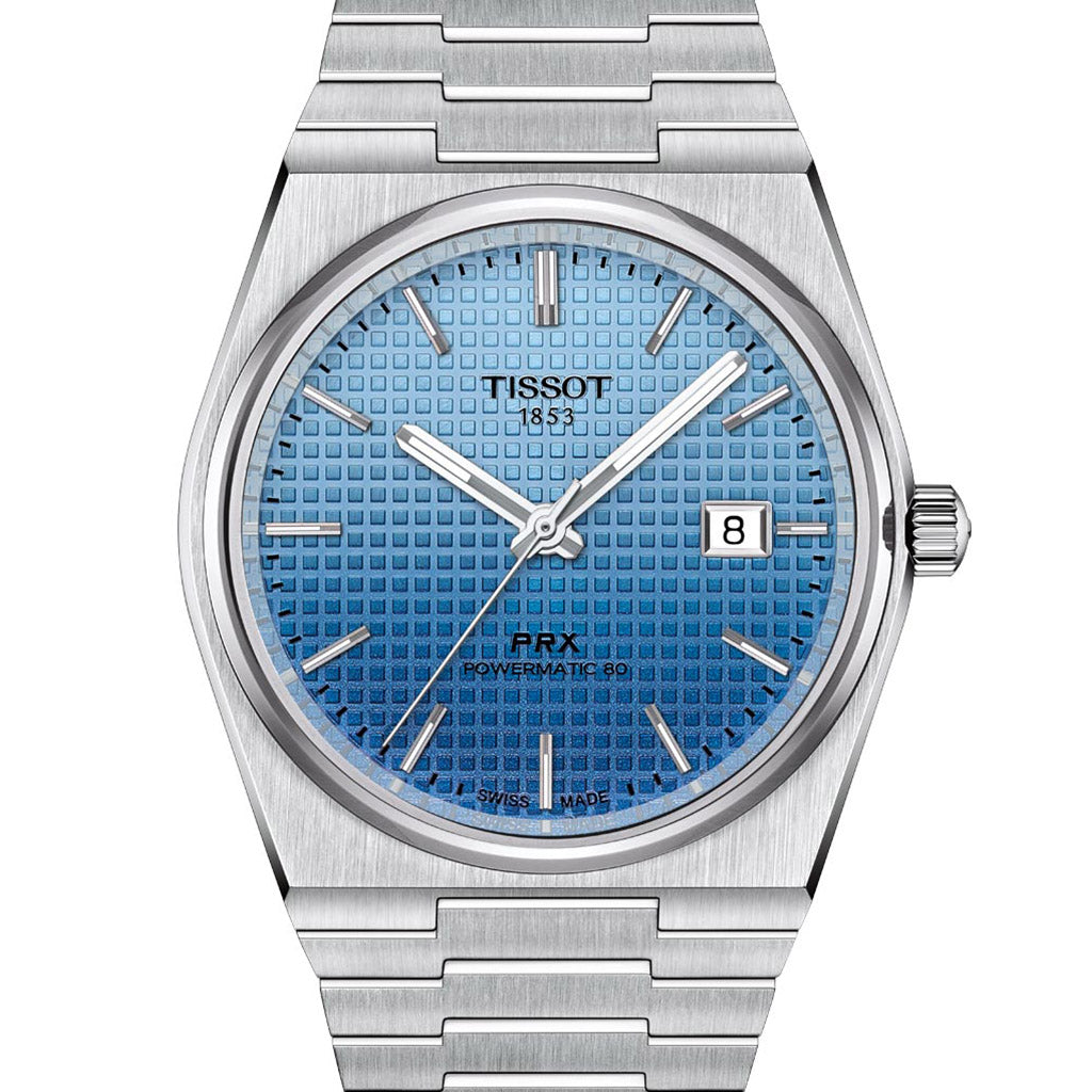 PRX 40MM Powermatic 80 Gradient Iceblue Stainless Steel