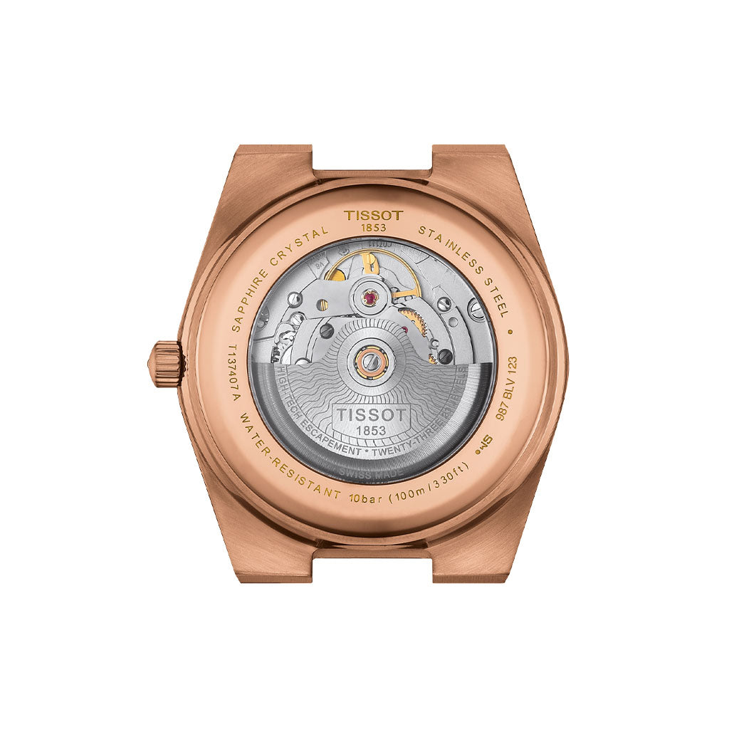 PRX 40MM Powermatic 80 Blue Roségold Steel