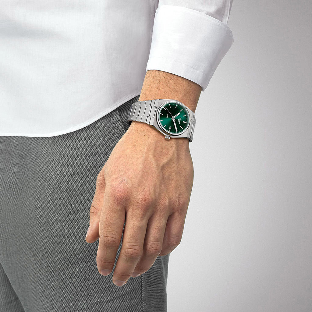 PRX 40MM Green Stainless Steel