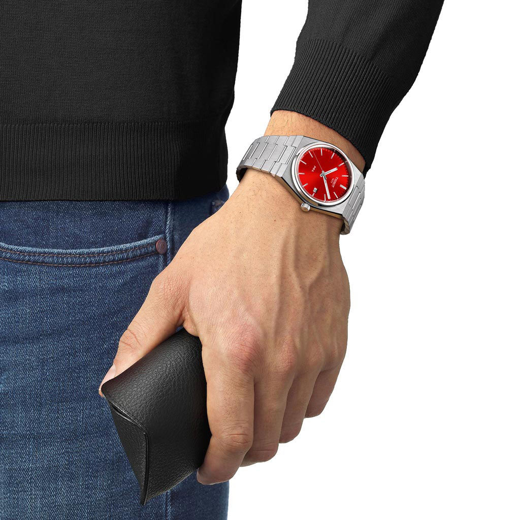 PRX 40 MM Red Stainless Steel