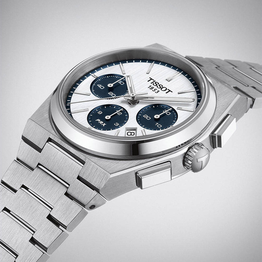 PRX 42MM Automatic Chronograph White Stainless Steel