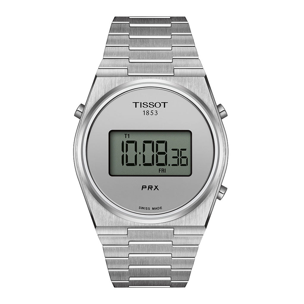 PRX Digital 40MM Silver Stainless Steel
