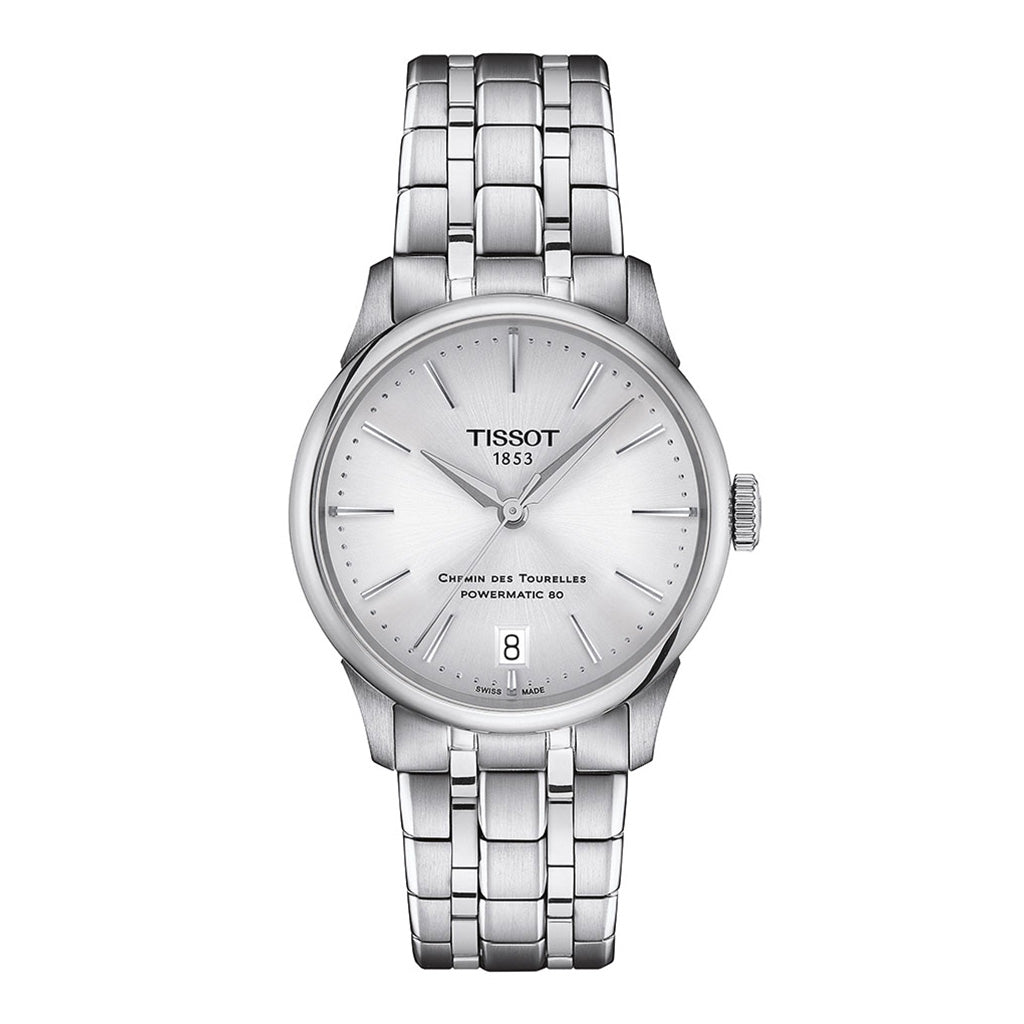 Chemin des Tourelles 34MM Powermatic 80 Silver Metal